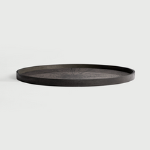 Indlæs billede til gallerivisning Black Slice wooden tray
