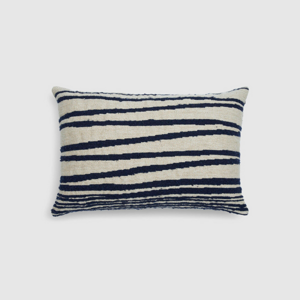 White Stripes cushion