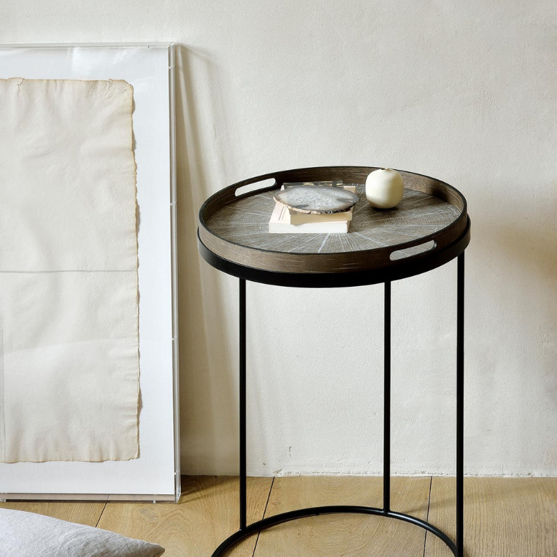 White Slice wooden tray