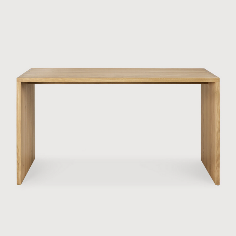 Oak U desk
