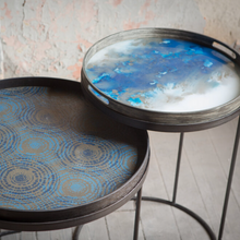 Indlæs billede til gallerivisning Blue Mist - Organic glass tray

